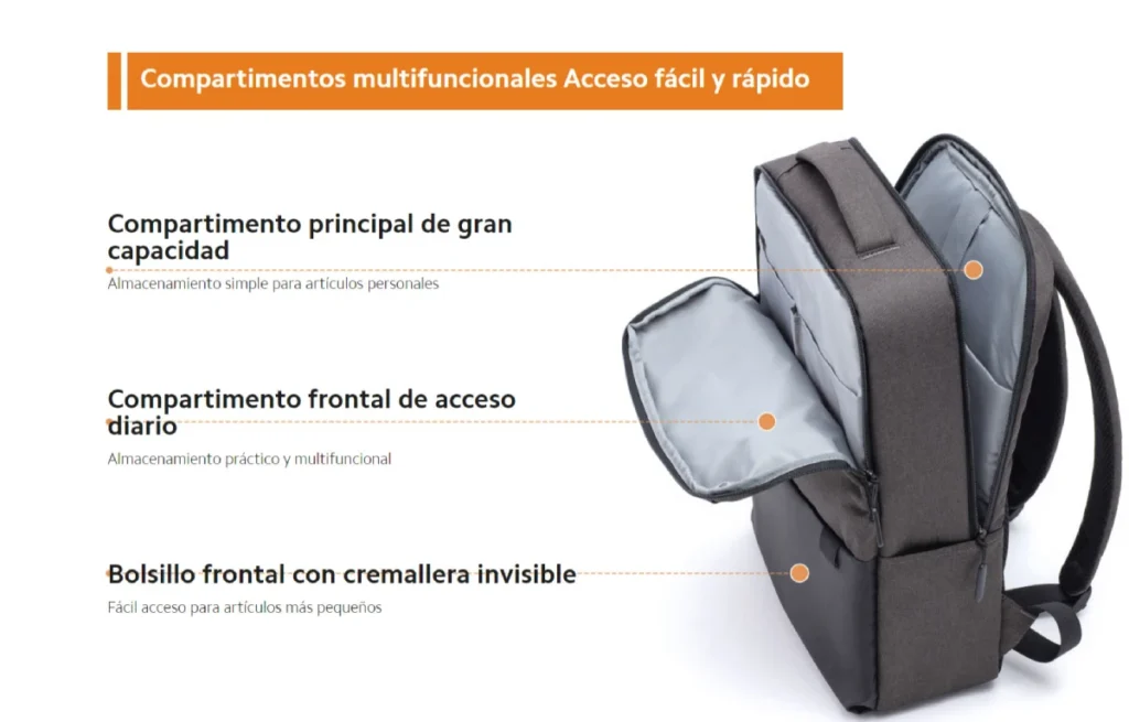 Mochila Xiaomi Commuter para Portatil 04 1024x655 Mochila Xiaomi Commuter para Portatil 04 1024x655