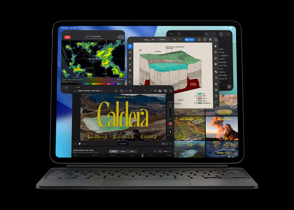 iPad Pro con chip M5 y pantalla Ultra Retina XDR (Imagen: Apple)