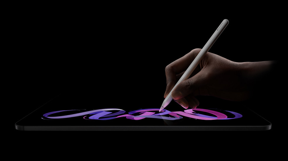 Dibujo con Apple Pencil Pro en el iPad Pro M5 (Imagen: Apple)
