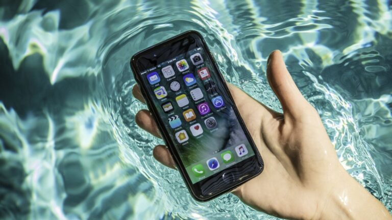 iPhone 7 Mojado