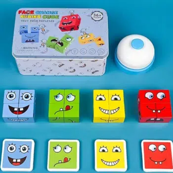 Juego Cambia Cara Timbre Diversión Emocional para Niños y Familias