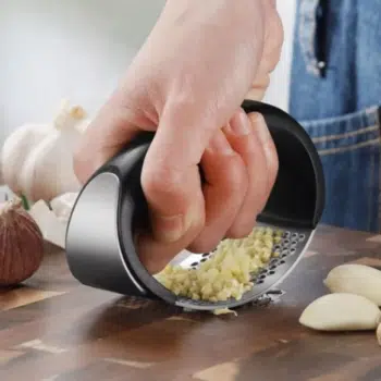 Molino de Ajo Acero Manual ¡Sabor instantáneo sin esfuerzo
