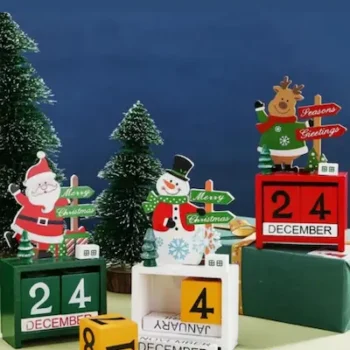 Calendario navidad en madera 3 modelos5