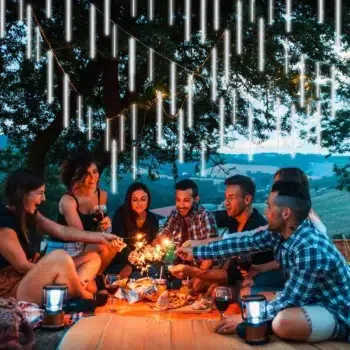 Luces navidad meteorito 30 cm – Efecto lluvia 1