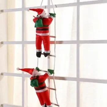 Papa Noel escalador navidad – Adorno colgante1