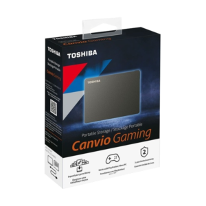 Disco duro externo Toshiba Canvio Gaming 2TB USB 3.0 Negro