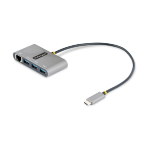 Hub USB-C con 3 puertos USB-A y Ethernet Gigabit StarTech