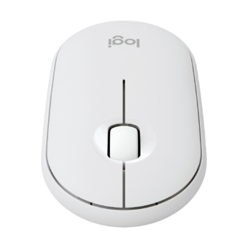 Mouse Logitech Pebble Mouse 2 M350s Blanco (910-007047)