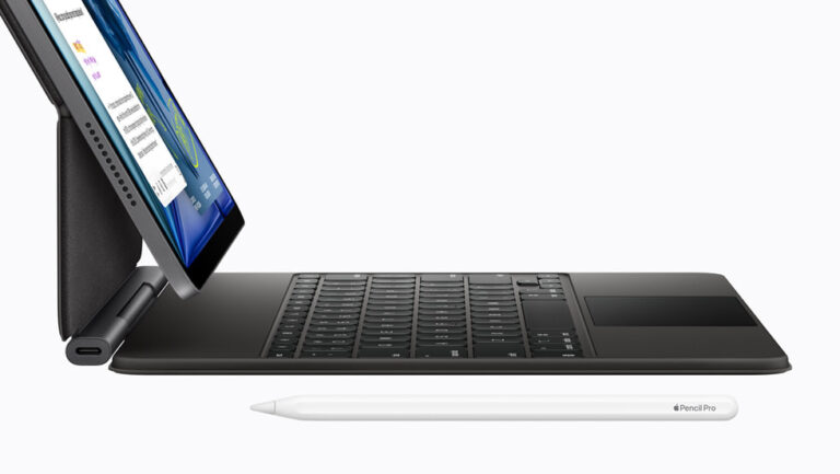 iPad Air con chip M4, Magic Keyboard y Apple Pencil Pro (Imagen: Apple)