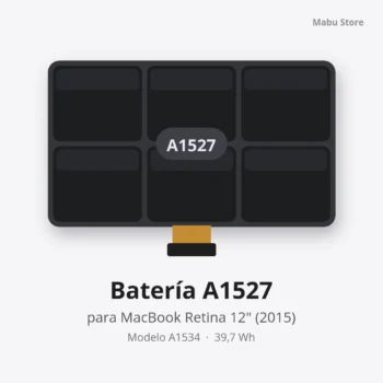 Batería A1527 para MacBook Retina 12" (2015) modelos A1534