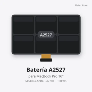 Batería A2527 para MacBook Pro 16" modelos A2485 - A2780