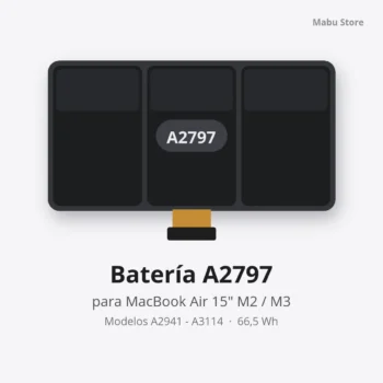 Batería A2797 para MacBook Air 15" M2 / M3 ( A2941 - A3114 )